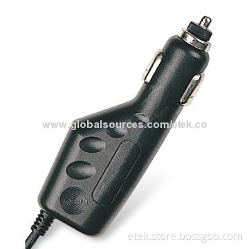 Durable Car Charger for PDA, with Large Current Circuit and USB Port Output